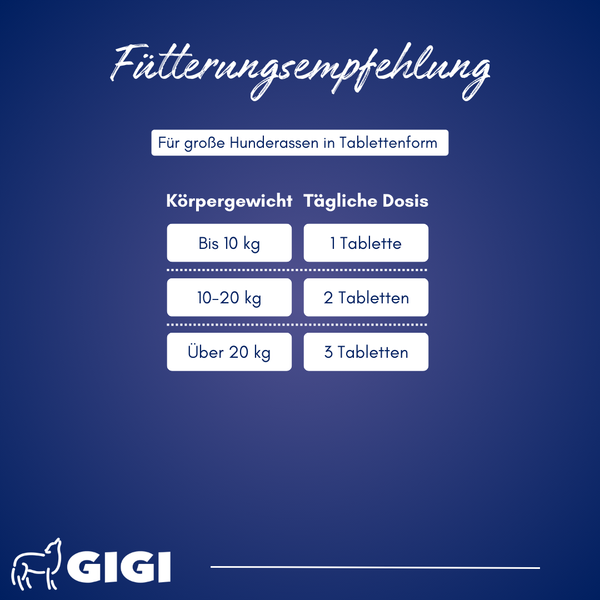 GIGI VET Magen & Darm Komfort Für große Hunde mit empfindlichem Verdauungssystem