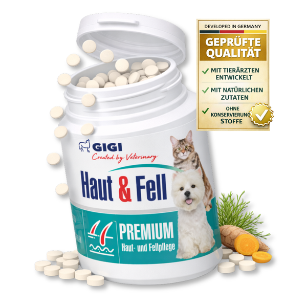 GIGI VET Haut & Fell Für Hunde und Katzen Anti-Juckreiz & glänzendes Fell